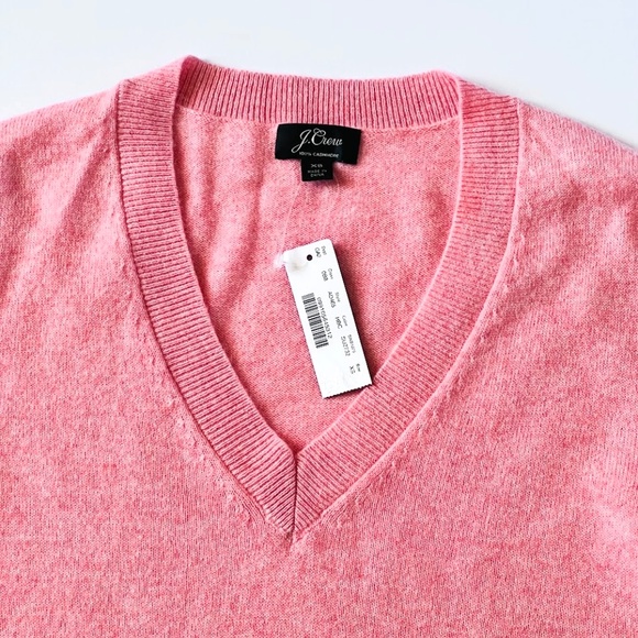 NWT J. Crew Cashmere V-neck fitted sweater XS - Picture 2 of 3